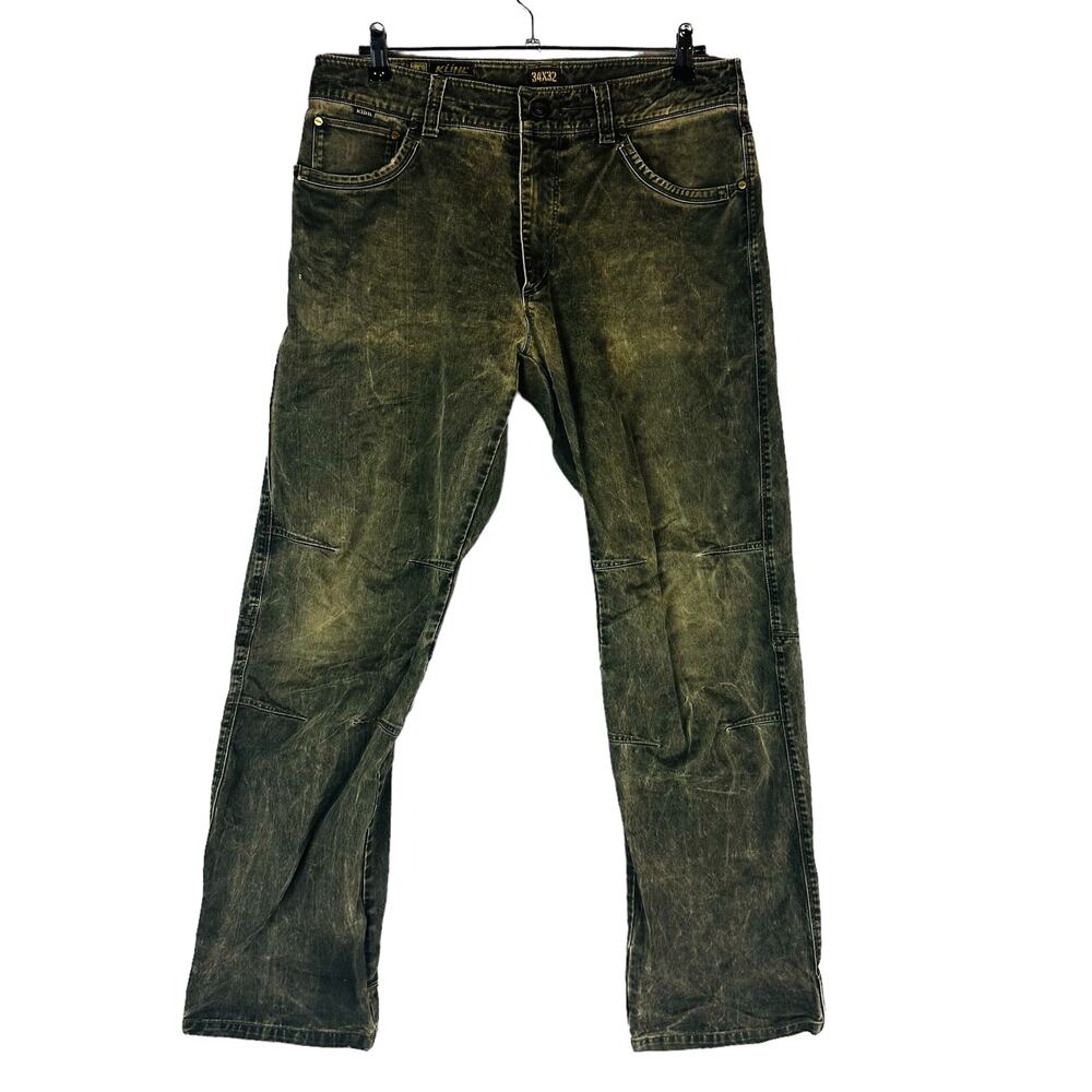 Men's Green Denim Pants